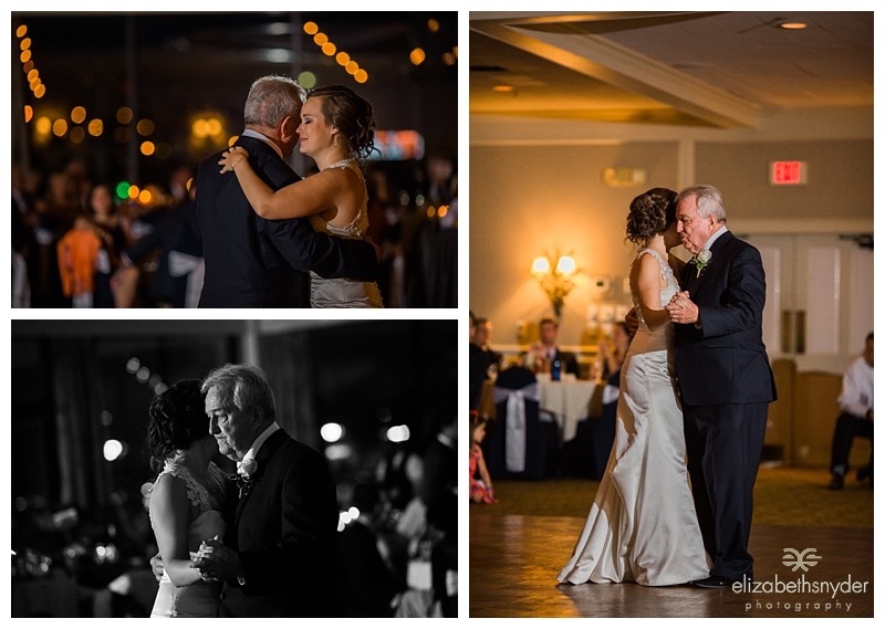 Bride and her father share a dance.